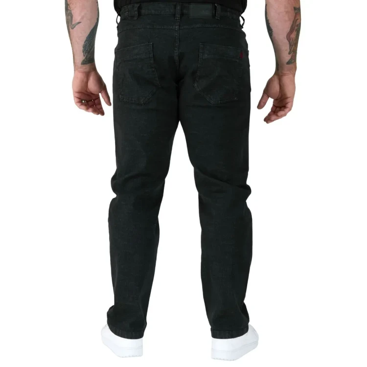 duze meskie spodnie z denimu ciemne 58