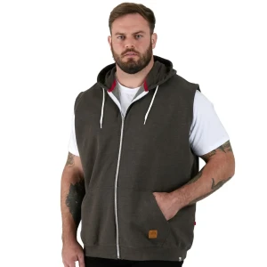 Duża męska bluza bezrękawnik Duke D555 Blake szary
