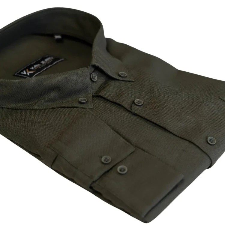 meska koszula zielona khaki 8xl