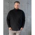 czarny wygodny cieply golf meski 4xl
