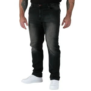 Spodnie jeansy dla wysokiego mężczyzny (TALL) Duke D555 Benson grafitowe