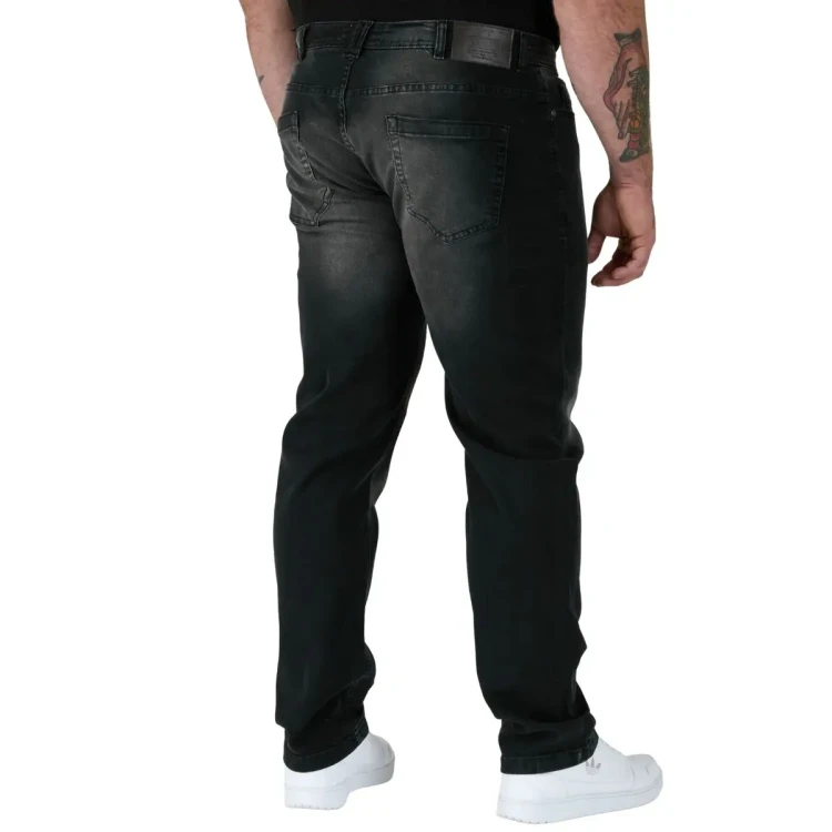 czarne modne jeansy meskie 54