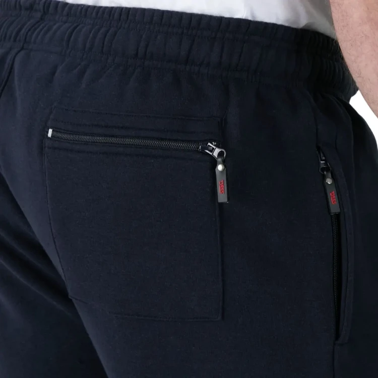 granatowe dresy kieszenie na zamek 6xl