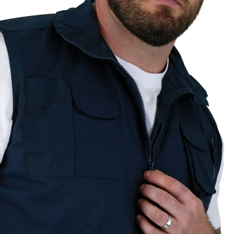 granatowa kamizelka plus size