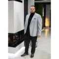 marynarka na kazda okazje szara plus size