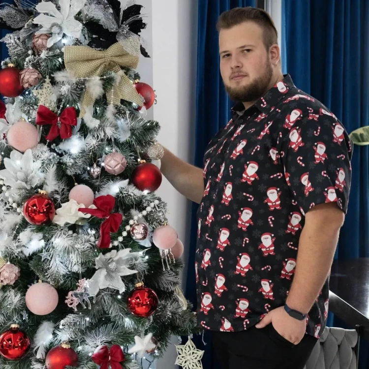 duze meskie koszule na swieta 4xl