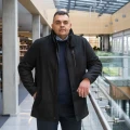 duzy meski plaszcz zimowy