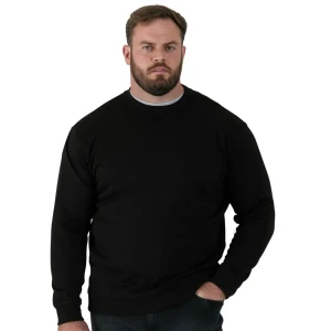Duża bluza męska wkładana przez głowę Duke Rockford Sweat Classic czarna