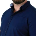 granatowa koszula basic 4xl