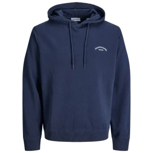 Duża męska bluza wkładana przez głowę z kapturem Jack & Jones 12295989 granatowa