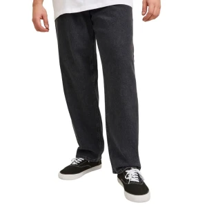 Duże męskie spodnie jeansowe Jack & Jones Chris 12254874 czarne