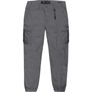 Duże męskie spodnie bojówki ze ściągaczem Double Urban Outfitters CCP-4066 szare