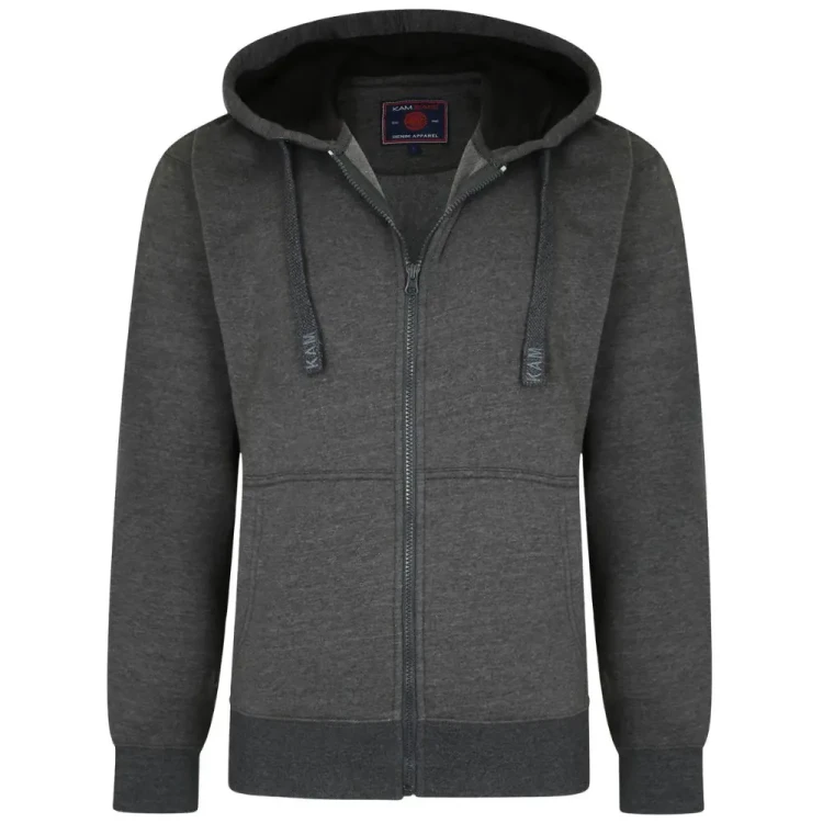 ciemnoszara bluza na zamek kaptur 7xl