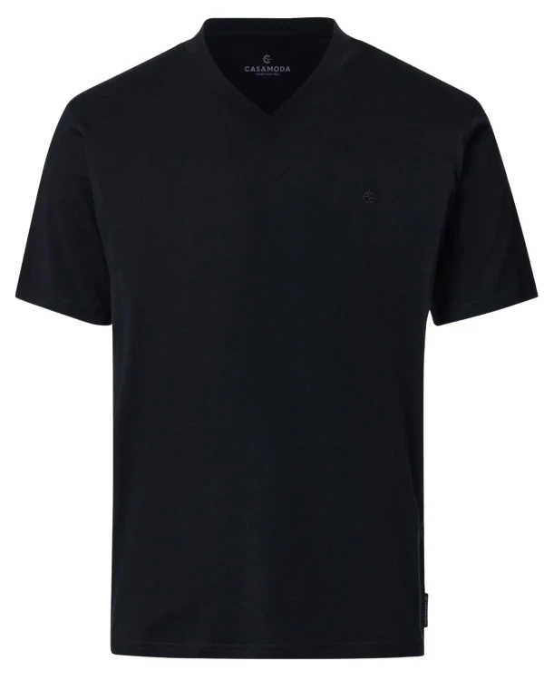 duza meska czarna koszulka basic 7xl