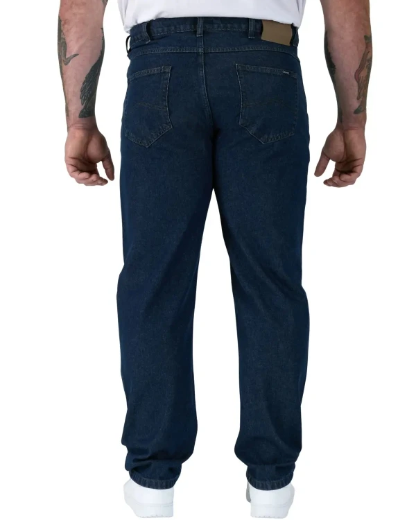 granatowe spodnie z denimu 70r
