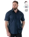 stylowa granatowa koszula meska 4xl