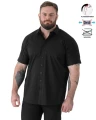 czarna wygodna meska koszula 4xl