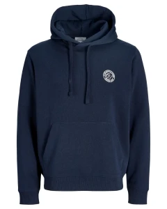 Duża męska bluza wkładana przez głowę Jack & Jones 12289694 granatowa