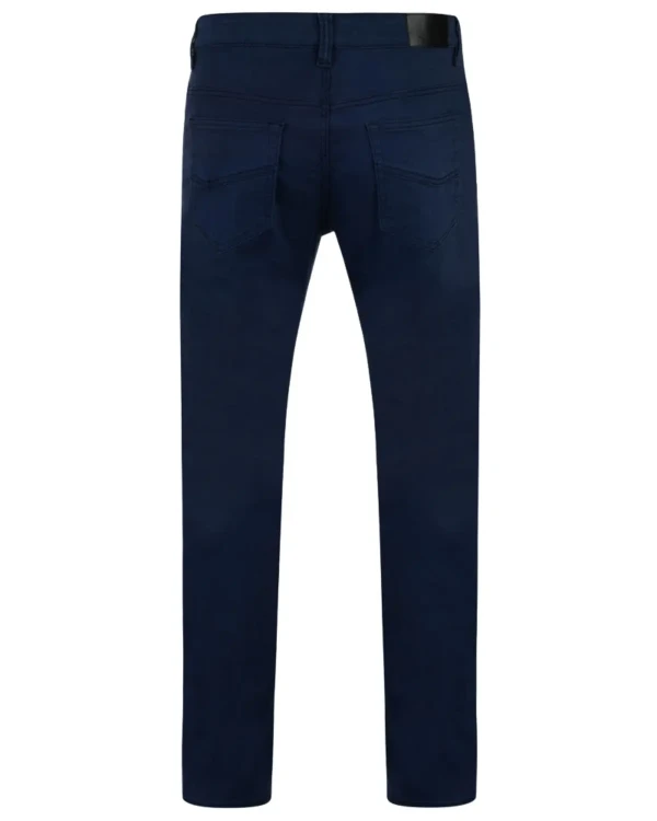 granatowe jeansy plus size