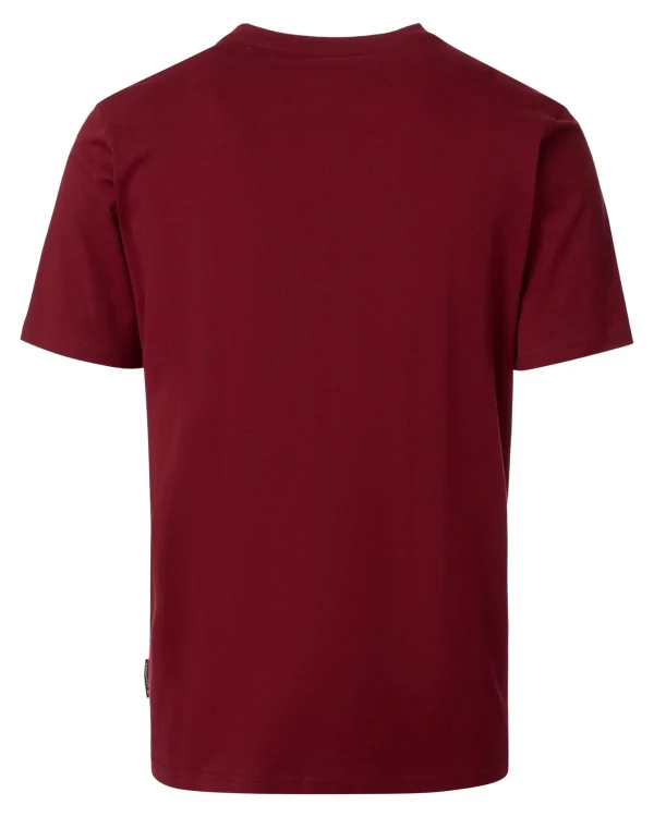czerwony meski t-shirt