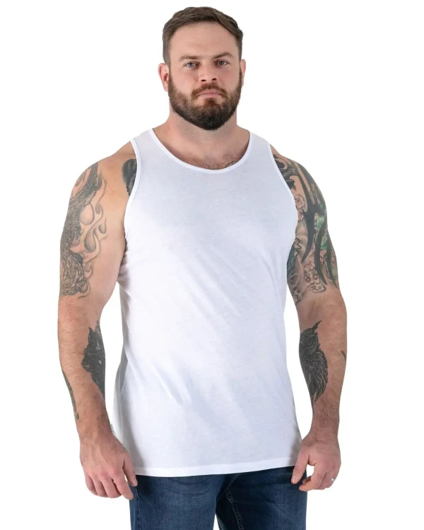 biala koszulka bokserka meska 4xl