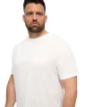 duza gladka biala podkoszulka 7xl