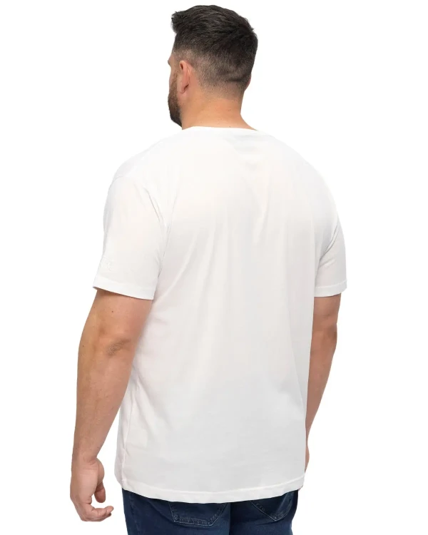 6xl koszulka bez nadruku biala meska