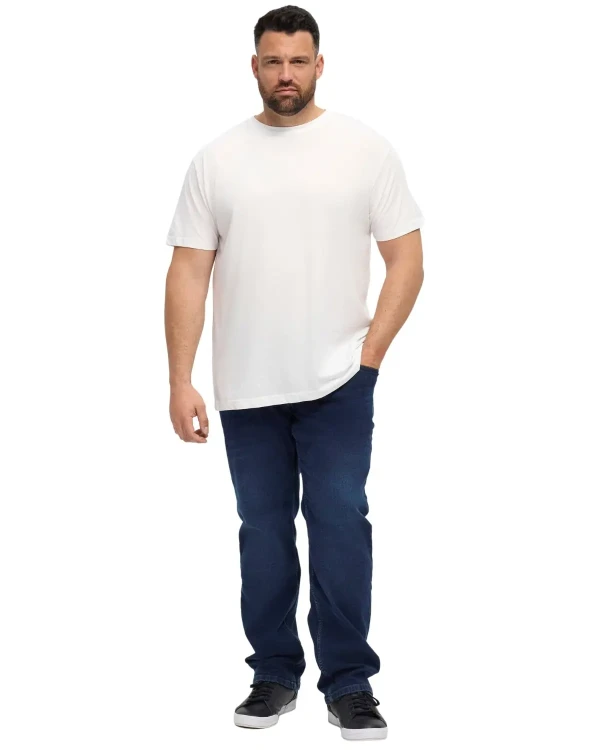 t-shirt duzy rozmiar bialy xxl plus size meski