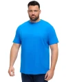 gladki t-shirt dla panow plus size polecany modny wygodny bawelna 100%