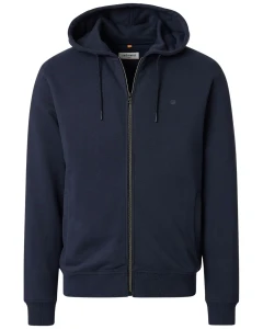 Duża bluza męska rozpinana z kapturem Redmond 261850680-100 granatowa 