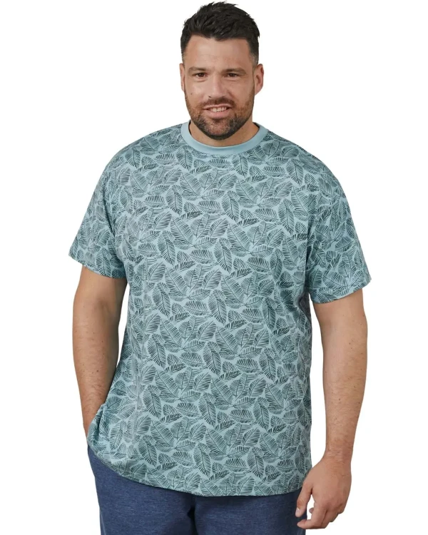 niebieska koszulka meska plus size