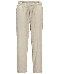 Duże męskie spodnie chinosy z lnem Jack & Jones 12294266 beżowe