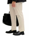 wygodne chinosy jasnoszare plus size
