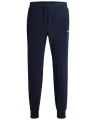 granatowe dresowe spodnie plus size