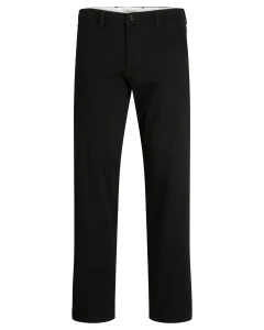 Duże męskie spodnie chinosy Jack & Jones 12289162 czarne