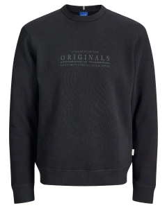 Duża bluza męska wkładana przez głowę Jack & Jones 12293160 czarna