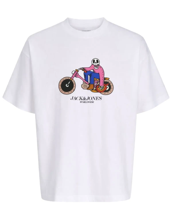 biala koszula duzy nadruk 5xl