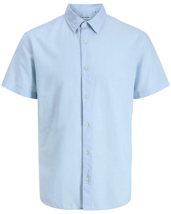 blekitna koszula krotki rekaw 5xl