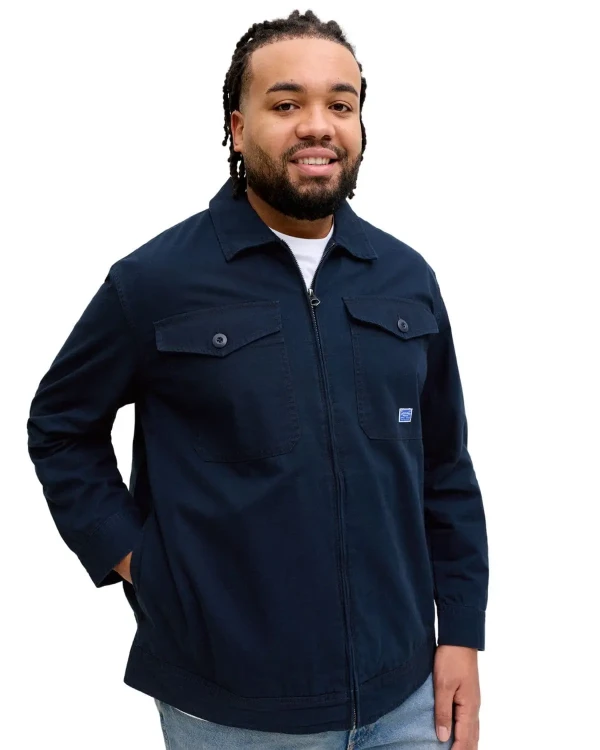 koszulowa kurtka plus size
