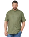 zielona militarna koszula meska plus size