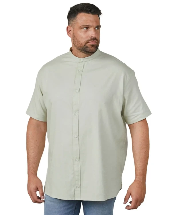 duza meska jasnozielona koszula elastyczna 6xl