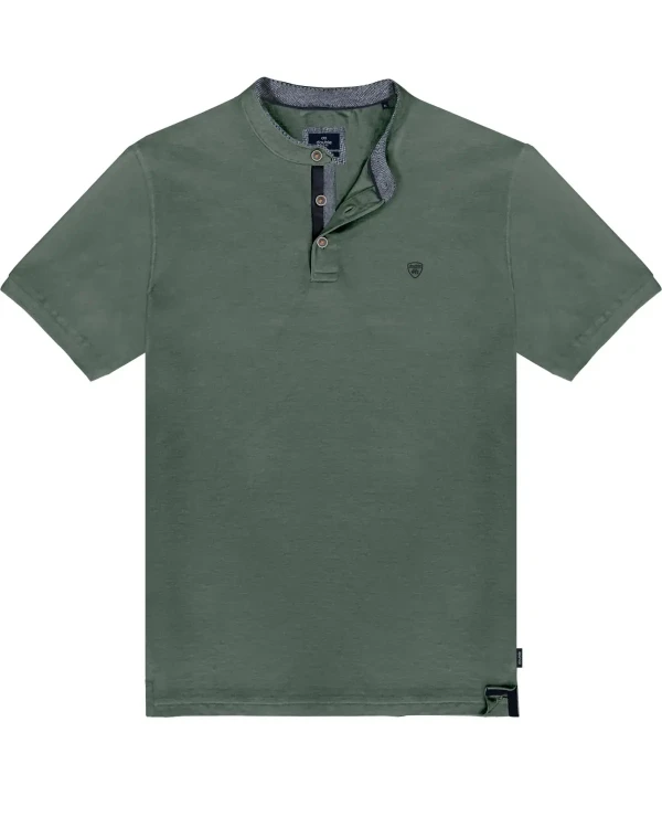 zielona koszulka polo na stojce 7xl