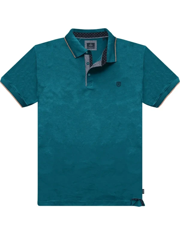 turkusowa koszulka polo 8xl