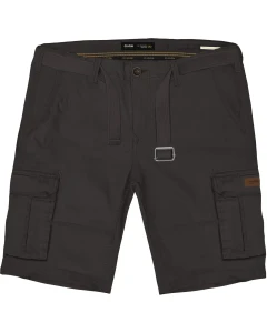 Duże męskie spodenki cargo bojówki z paskiem Double Urban Outfitters MSHO-7029 ciemnoszare