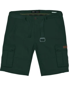 Duże męskie spodenki cargo bojówki z paskiem Double Urban Outfitters MSHO-7029 ciemnozielone
