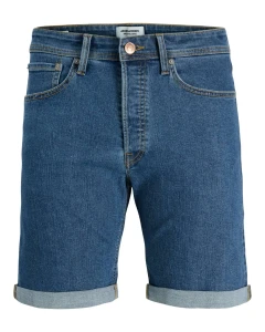 Duże męskie spodenki jeansowe Jack & Jones 12294631 ciemnoniebieskie