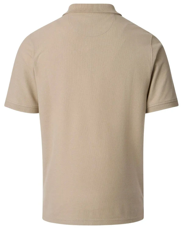 bezowa modna koszulka polo 5xl