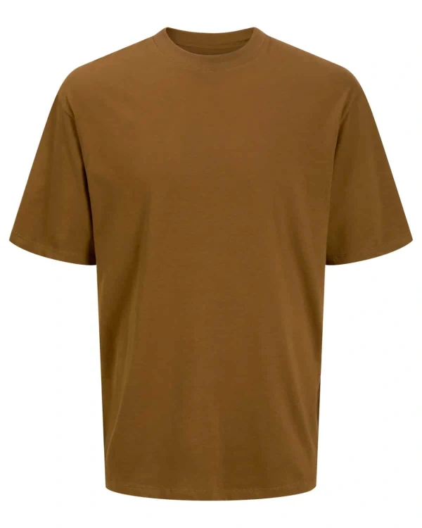 stylowy gladki t-shirt meski
