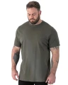duza koszulka meska khaki 6xl
