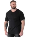 czarna koszulka plus size